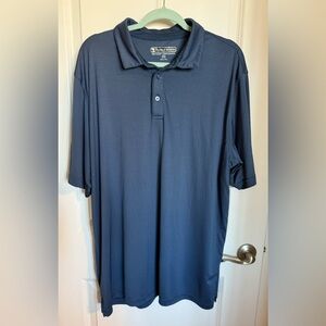 Men’s Blue Striped Golf Polo XXL NWOT
